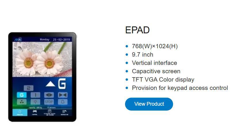 Modern Android COP with touchscreen display